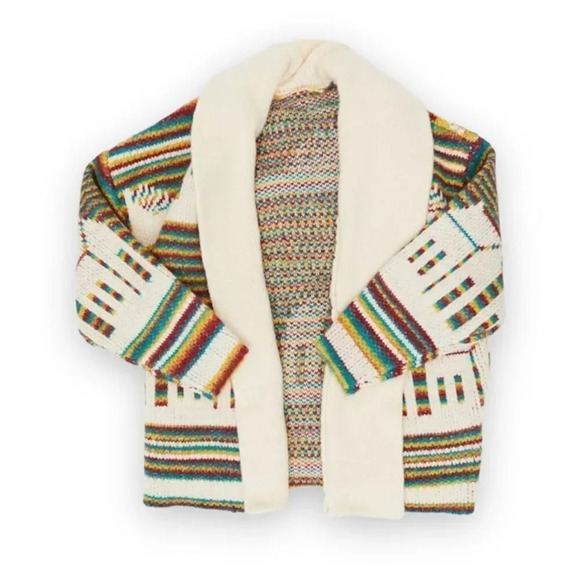 BDG Urban Outfitters Kolbie Open Front House Print Cozy Comfy XS New‎ $148 - Picture 1 of 14
